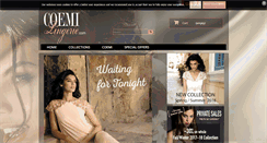 Desktop Screenshot of coemi-lingerie.com